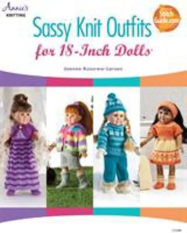 Used Paperback Book - Sassy Knit Outfits: Doll Clothes Set for 18-Inch Dress Up Dolls by Jeanne Kussrow-Larsen, English - Crafting, Clever Accessories, Complete Outfits