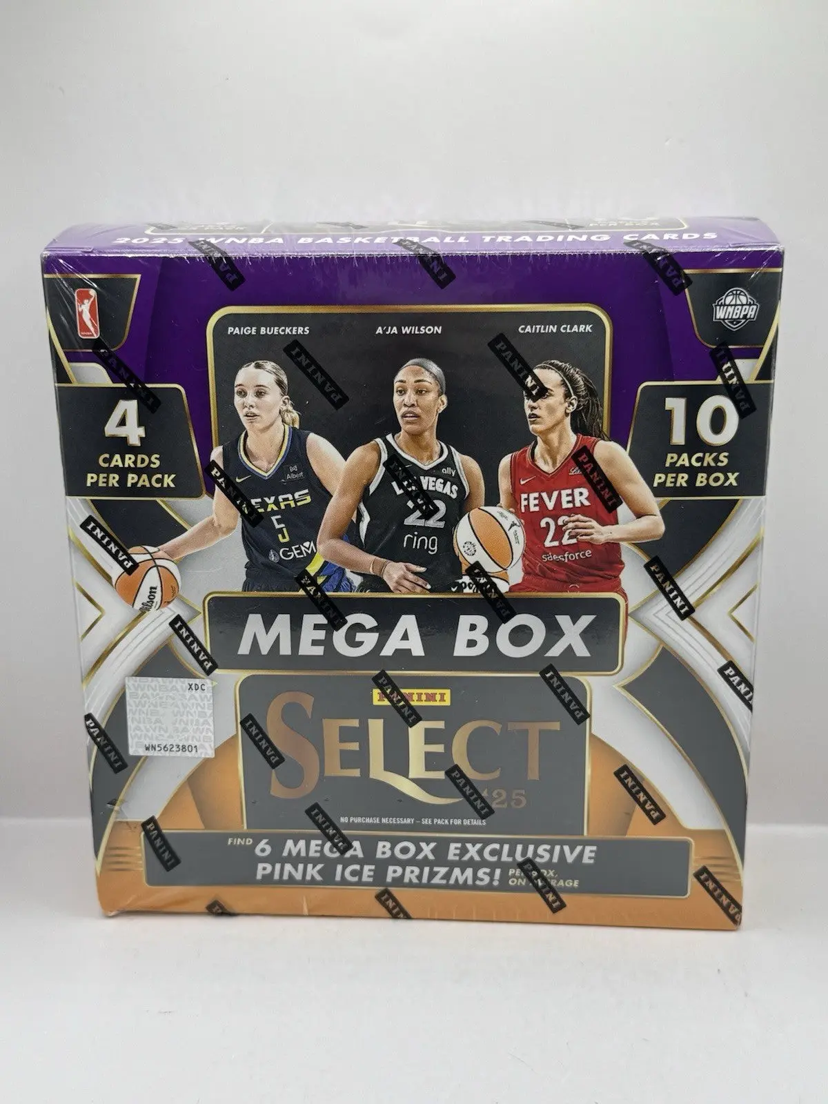 2025 Panini Select WNBA Mega Box - Factory Sealed - Find Pink Ice Prizms