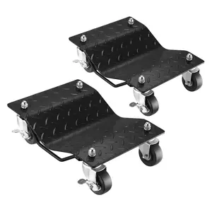 Stalwart Premium 2-Pack Car Tire Dolly - Tire Skates