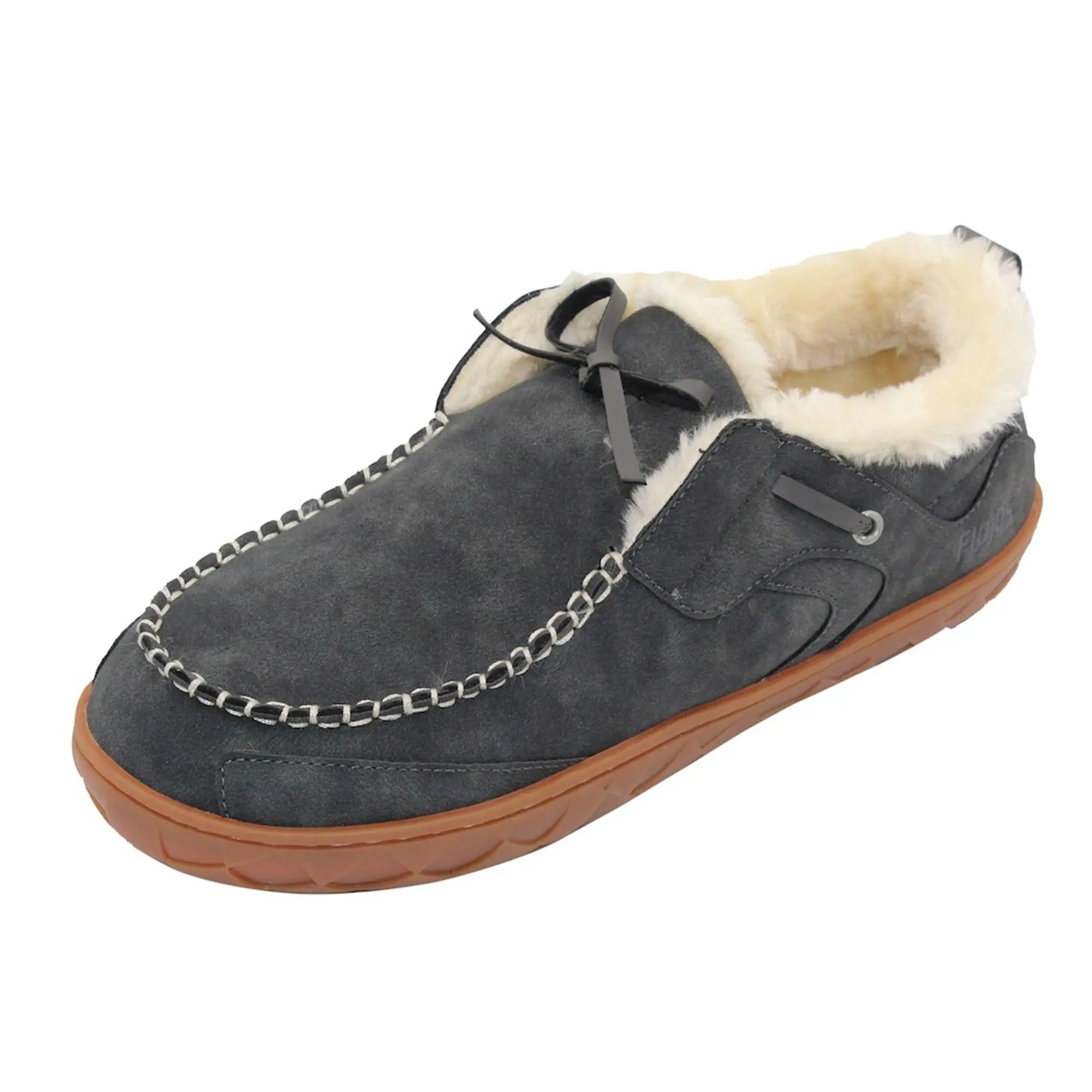 Flojos Unisex Faux Fur Trimmed Slipper - Cancun