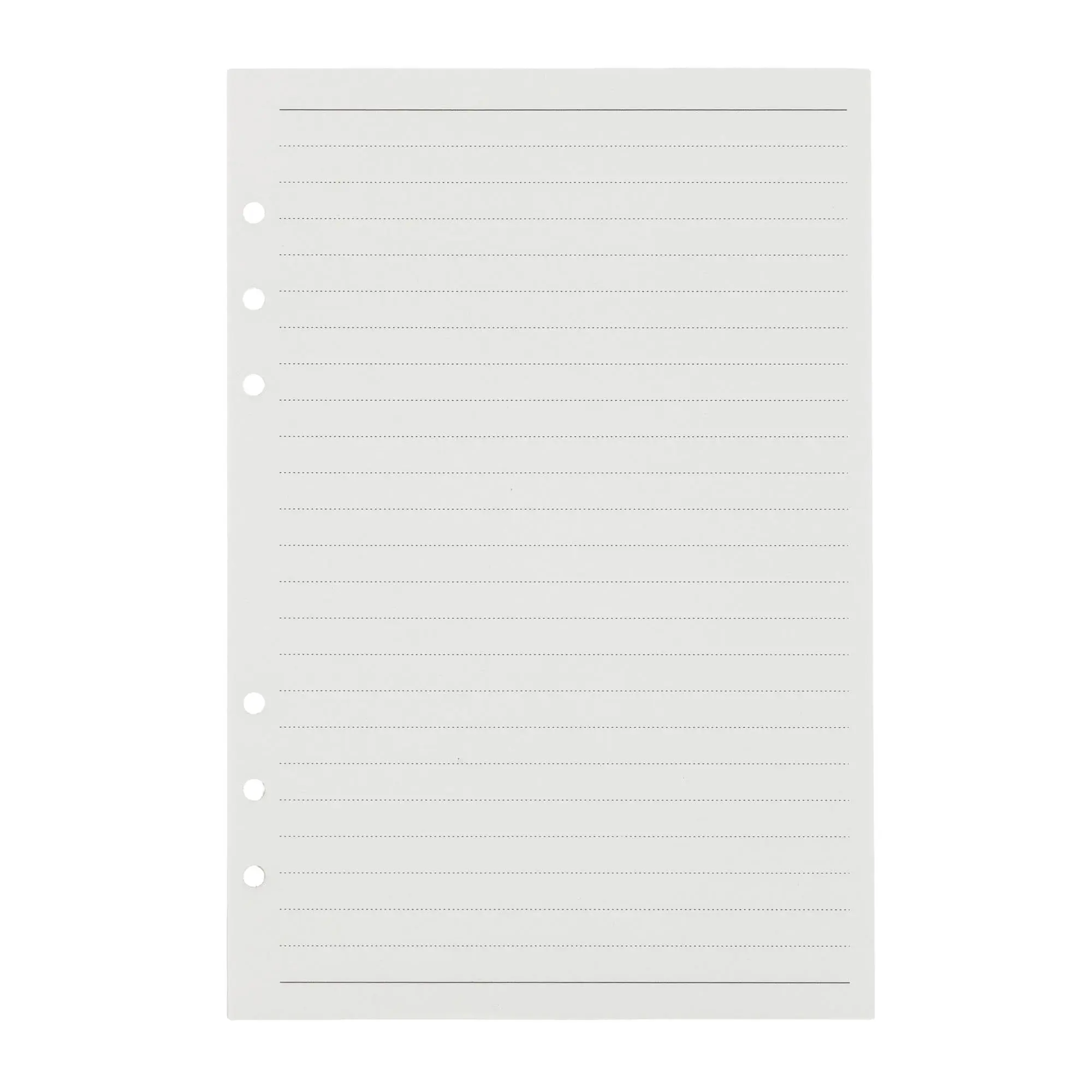 A5 Loose Leaf Refill Paper — Lined (45 Sheets)