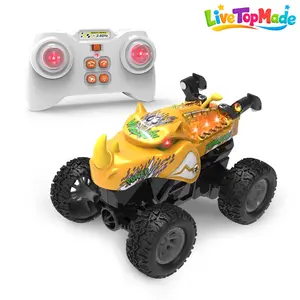 2.4G Rhino-Shaped Remote Control Car – Unique Animal Design RC Toy, 2.4GHz Anti-Interference, Perfect Birthday Gift for Kids Boys Girls Who Love Animals and Cars