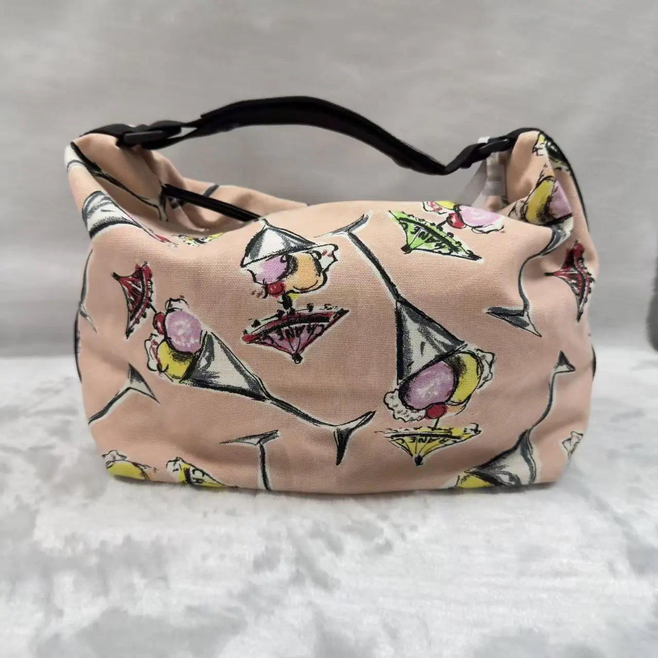 Pre-owned CHANEL cotton canvas hobo bag YJ0017 26.07.27