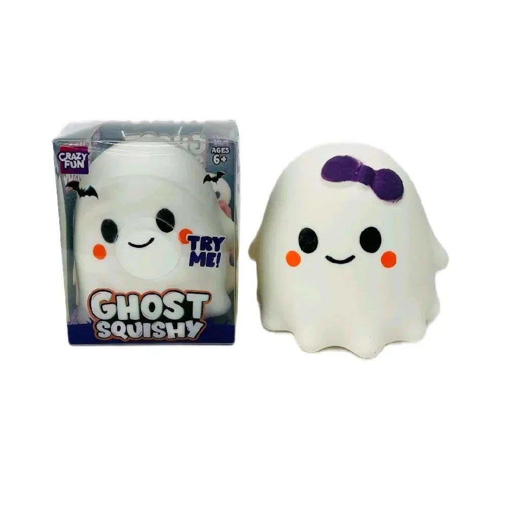Jumbo Halloween Ghost Squishy Toy - Unbranded, Stress Relief Collectible Figurine (No R.M.S) Stress Relief Squeeze Soft Squishy