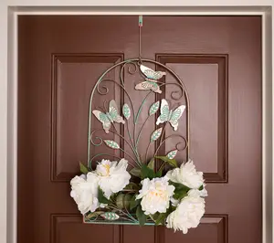 Garden Reflections Single Metal Wall Planter