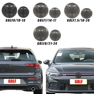 Volkswagen Golf 6-8 Car Front & Rear Emblem Set, Durable Abs Material, Scratch Resistant, Sun Protection, Precise Fit, High Gloss Finish