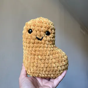 Crochet Chicken Nugget Plushie