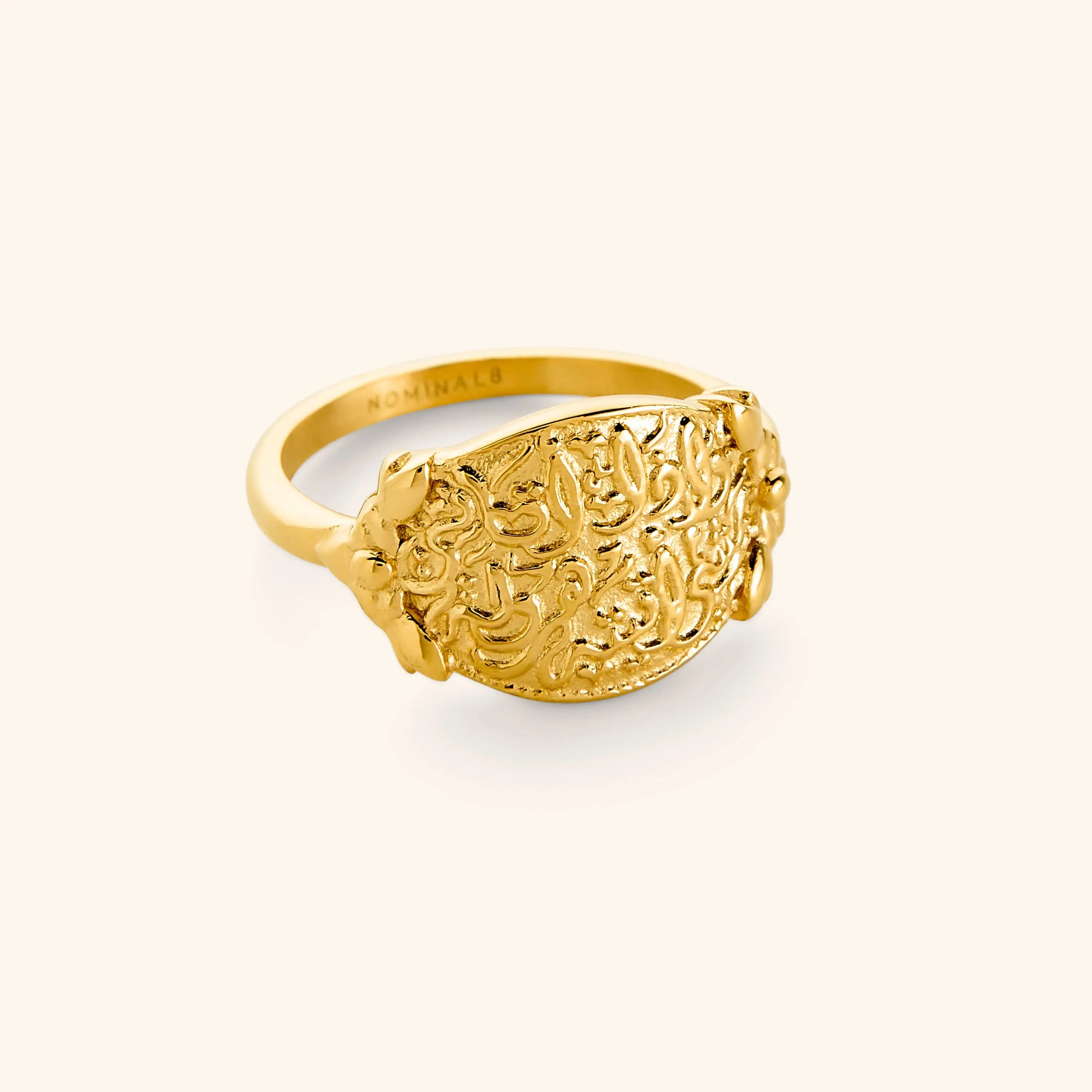 "Walk to Me, and I'll run to you" Medallion Ring | Women