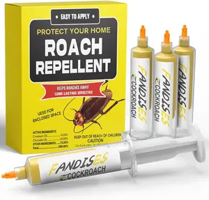 Roach Repellent Indoor,Natural Cockroach Repellent,Keep Roach Away,Roach Deterrent,Plant-Based Ingredients,Safe for Family & Pets, Easy to Use - 4P