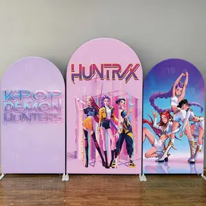 15-day Delivery Galaxy Hunters Arch Backdrop Cover for Anime Themed Birthday Party