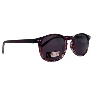 Ravenna, High-End Line Bifocal (Clear On Top) Sun Readers for Women OR Non-Bifocal Readers Sunglasses (Purple ) NY Fifth Avenue