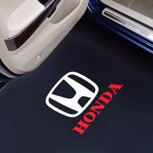 MONKEY KING LED Door Welcome Lights for Honda Civic Accord CR-V OEM Style Logo Projector Easy 10-Min Plug & Play Installation