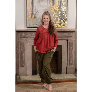 Oleson Embroidered Jogger in Olive