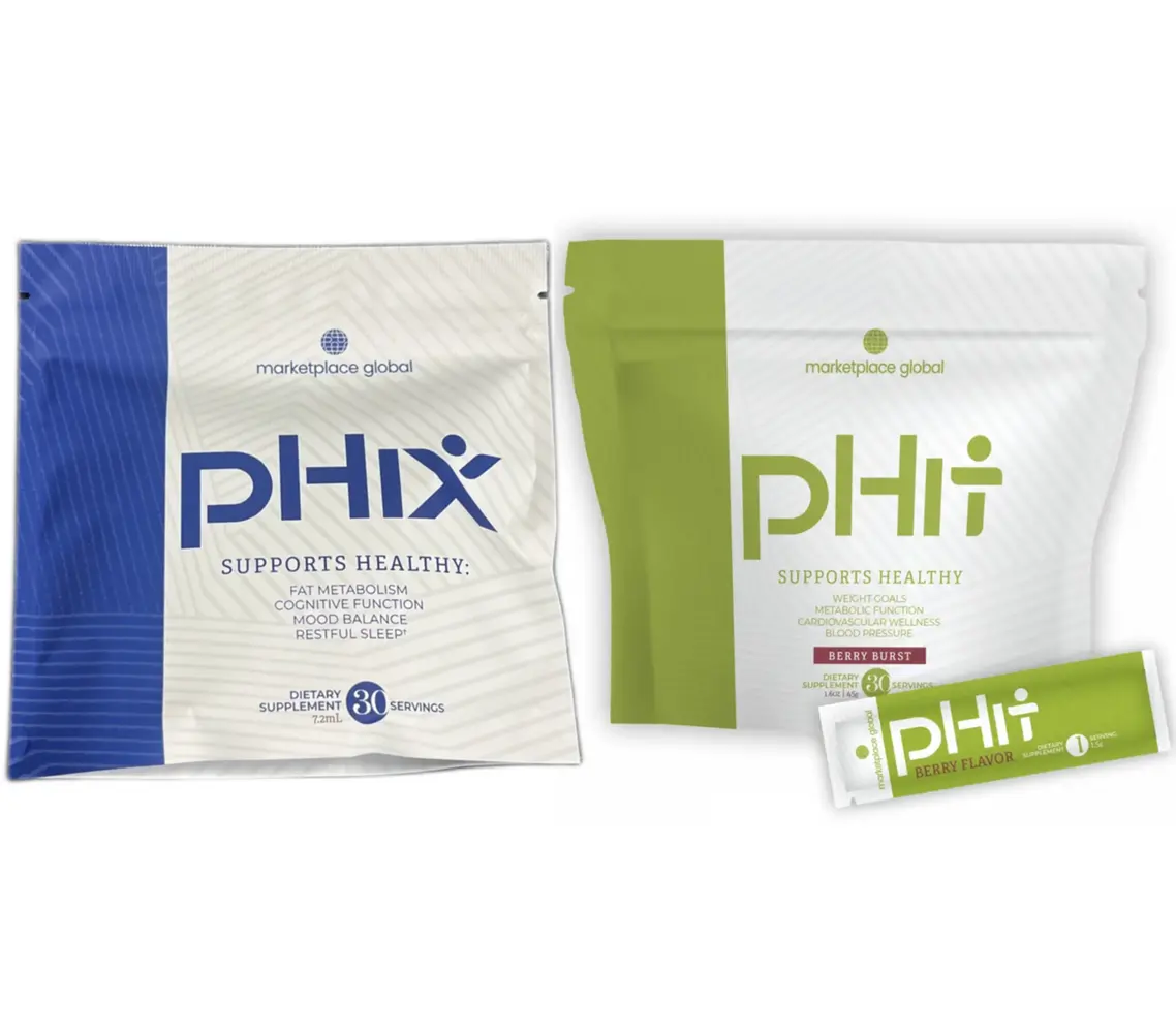 Marketplace Global MPG pHit 30ct and pHix Snaps 30ct Matured Hops Extract Unflavored Dietary Supplement Guarana, Green Tea Extract, Vitamin C, Elderberry Extract, Bilberry Extract, Grape Seed Extract