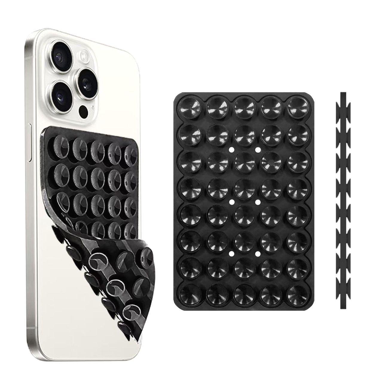 Silicone Suction Cup Phone Case Mount, 1 Count Double Sided Phone Holder Mount, Hands-Free Strong Grip Holder for Selfies and Videos, Phone Accessories Silicone Suction Cup Phone Case Mount, 1 Count Double Sided Phone Holder Mount, Hands-Free Strong Grip Holder for Selfies and Videos, Phone Accessories