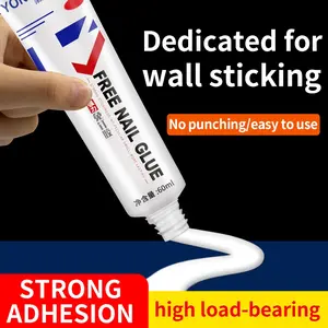 Nail Free Glue Multi-Purpose Adhesive Glue, Instant Bonding, Rapid Curing, Industrial-Strength Adhesion, Leak-Resistant, Permanent Fixing, High Strength Glue