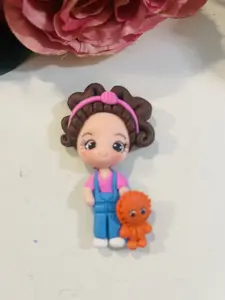 Kawaii  girl  Clay doll