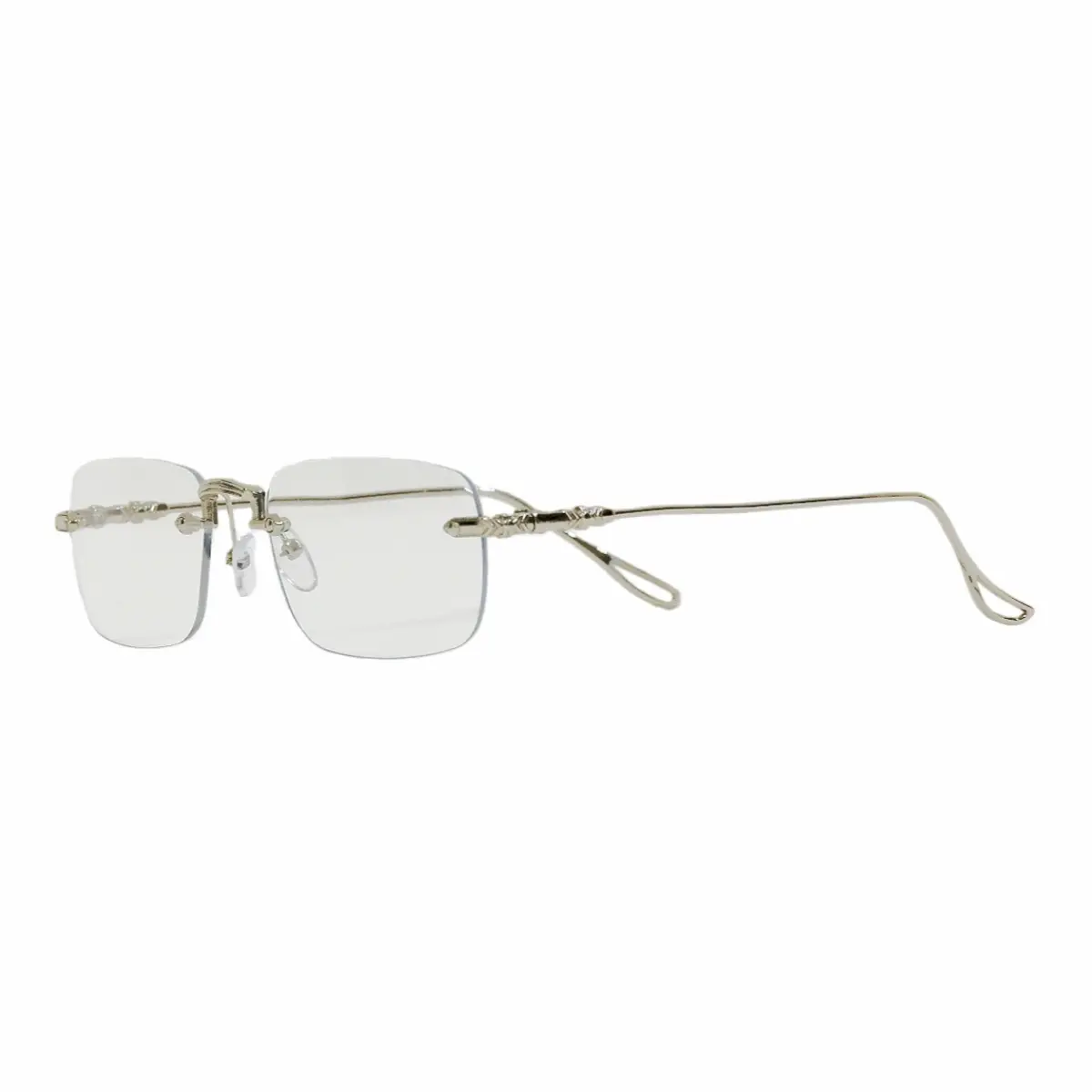 Millennium Y2K style blue light blocking rimless glasses #Fashion#Backtoschool#Unisex#OOTD