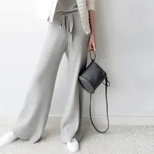 MALIA Cashmere Wide-Leg Pants — Effortless Warmth & Modern Comfort