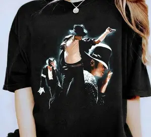 Michael Jackson Tee Unisex t-Shirt, Pop Shirttt, Pop Tee, Music Fans Shirt, Michael Jackson Merch Gift for Him Gift For Her, Y2K Womenswear Graphic Tee Top Crewneck Apparel