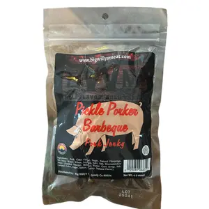 Porker Pickle BBQ Hickory Smoked Pork Jerky