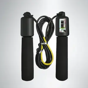 Adjustable Skipping Rope with Counting Device, Soft Durable Handles Skipping Rope, Fitness Equipment for Home Gym, Home Workout Equipment, Training Equipment