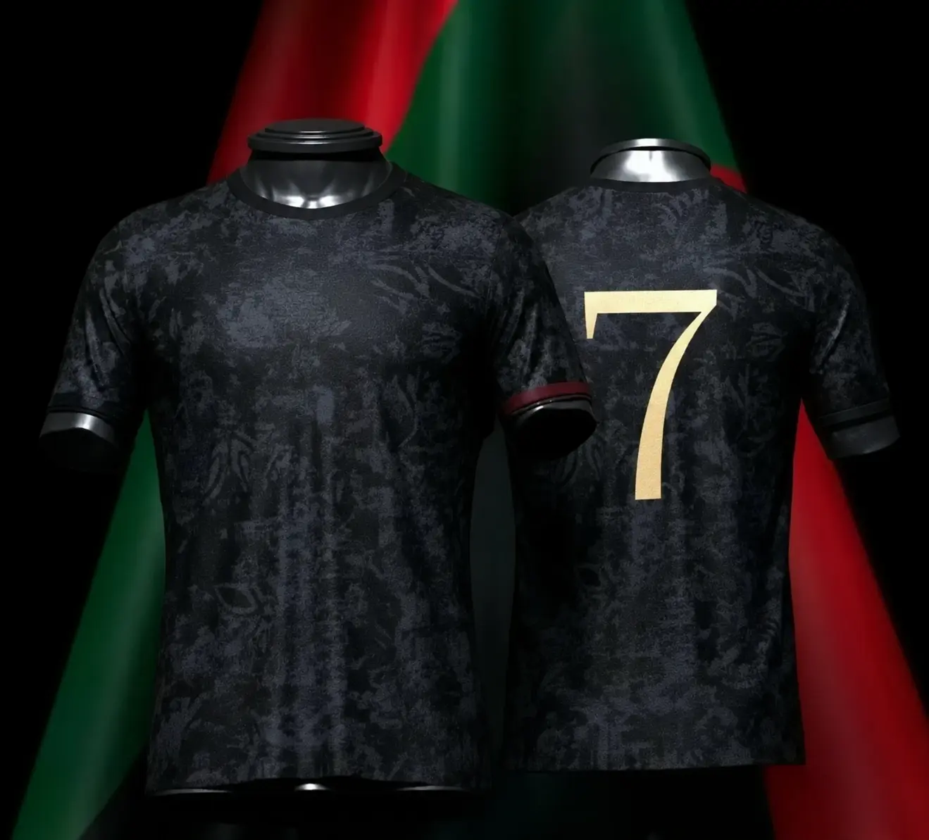 Men’s Black Soccer Style Athletic Shirt, Short Sleeve Breathable Sports Tee, Casual Training Top