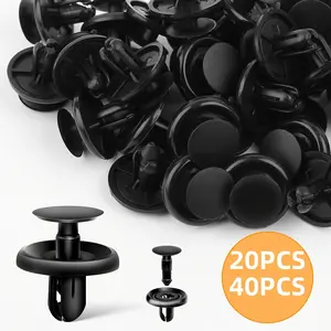 20/40 Piece Engine Lower Cover Push Clip, Bumper Clip, Fender Liner Clip, Car Fixing Clip for Toyota Lexus Camry, Oem: 90467-07201 Automotive Accessories