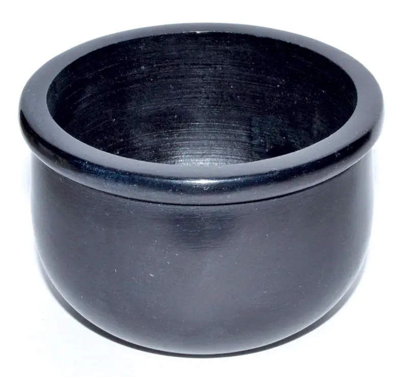Black Stone Scrying Bowl 3 Inch — Hydromancy &amp; Vision Work Divination Bowl