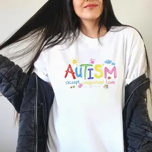 Autism Awareness Tshirt, Autism Puzzle Pieces Shirt, Autism Month Tee,Autism Support tee, Timeless Appeal, Simple and Clean