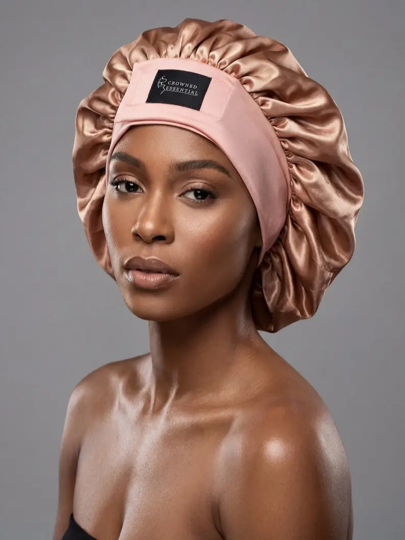 Adjustable Silk hair bonnets