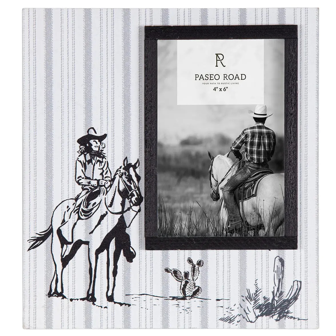 Ranch Life Cowgirl Picture Frame