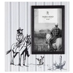 Ranch Life Cowgirl Picture Frame