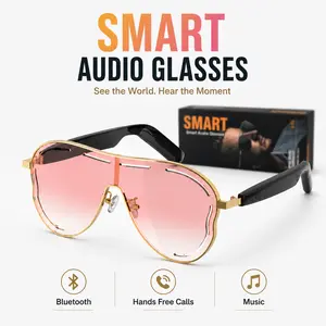 2026 New Wearable Smart Glasses - Hands-Free Calling, Music Playback, Anti-Blue Light, UV Protection, Waterproof - Ideal for Outdoor Sports & Daily Wear, Perfect Holiday Gift Wireless Audio Eyewear Bluetooth