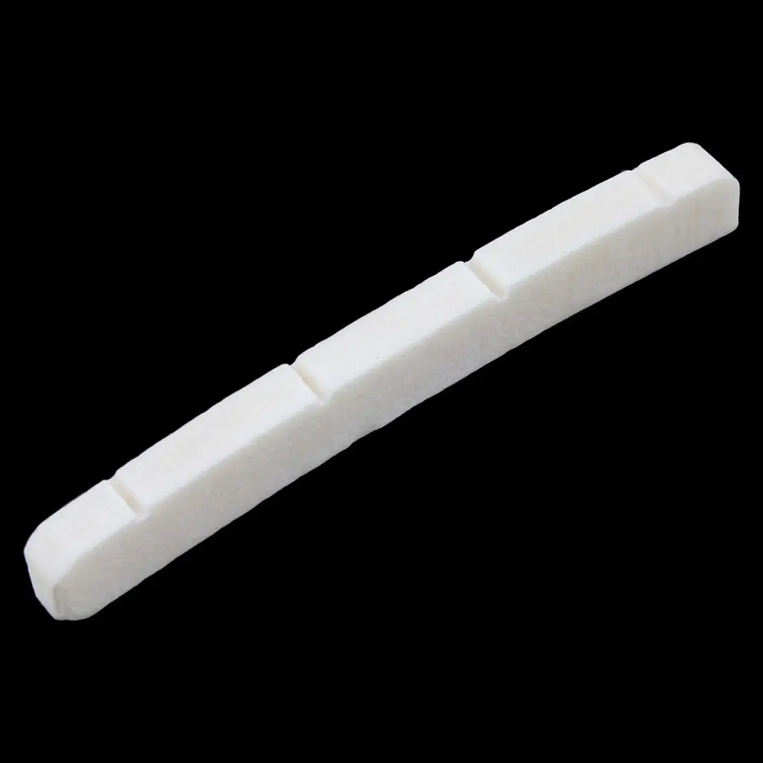 Allparts Slotted Bone Nut, Bass Guitar Accessories for Jazz Bass®