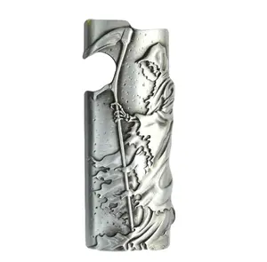 Metal lighter case cover fits BIC lighter standard size lightercase logh ter