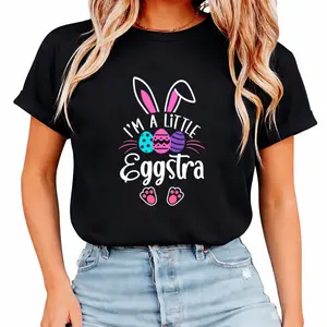 Lively Easter Shirt – I’m A Little Eggstra Funny Egg Design Tee