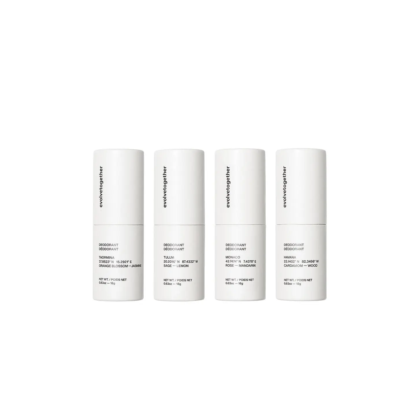 evolvetogether Natural Deodorant Discovery Set evolvetogether Natural Deodorant Discovery Set