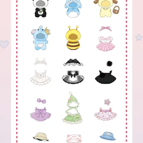 B16 - Poop Magic Wardrobe 100% baby clothes blind boxes