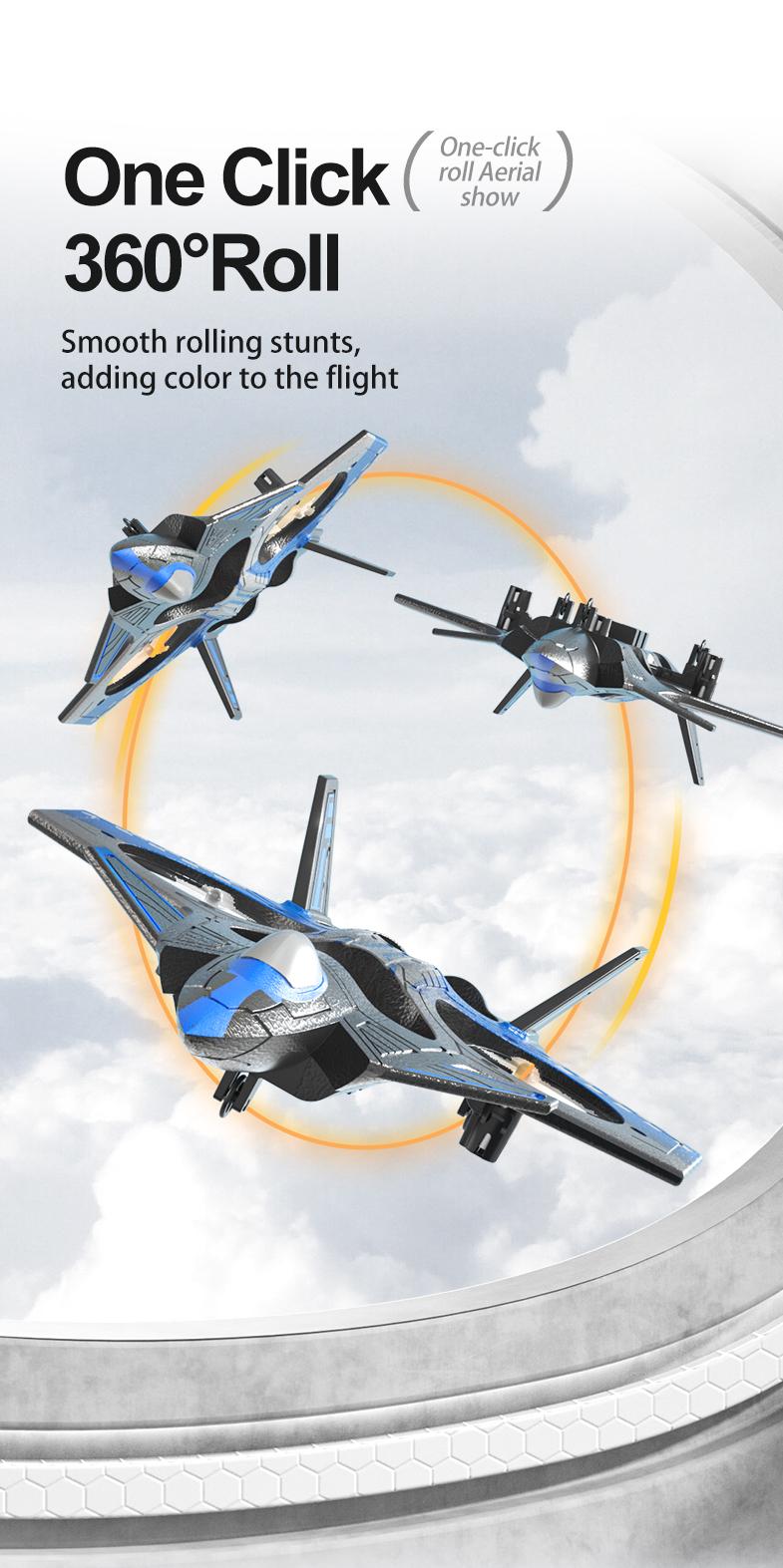 tongliKids Remote Control Foam Airplane Electric Stunt Aircraft Drone Quadcopter Easy to Control for Beginners Durable and Impact Resistant EPP Soft Foam Stunt Rolling Drone for Kids Ages 8-12 Christmas Halloween Thanksgiving Gift