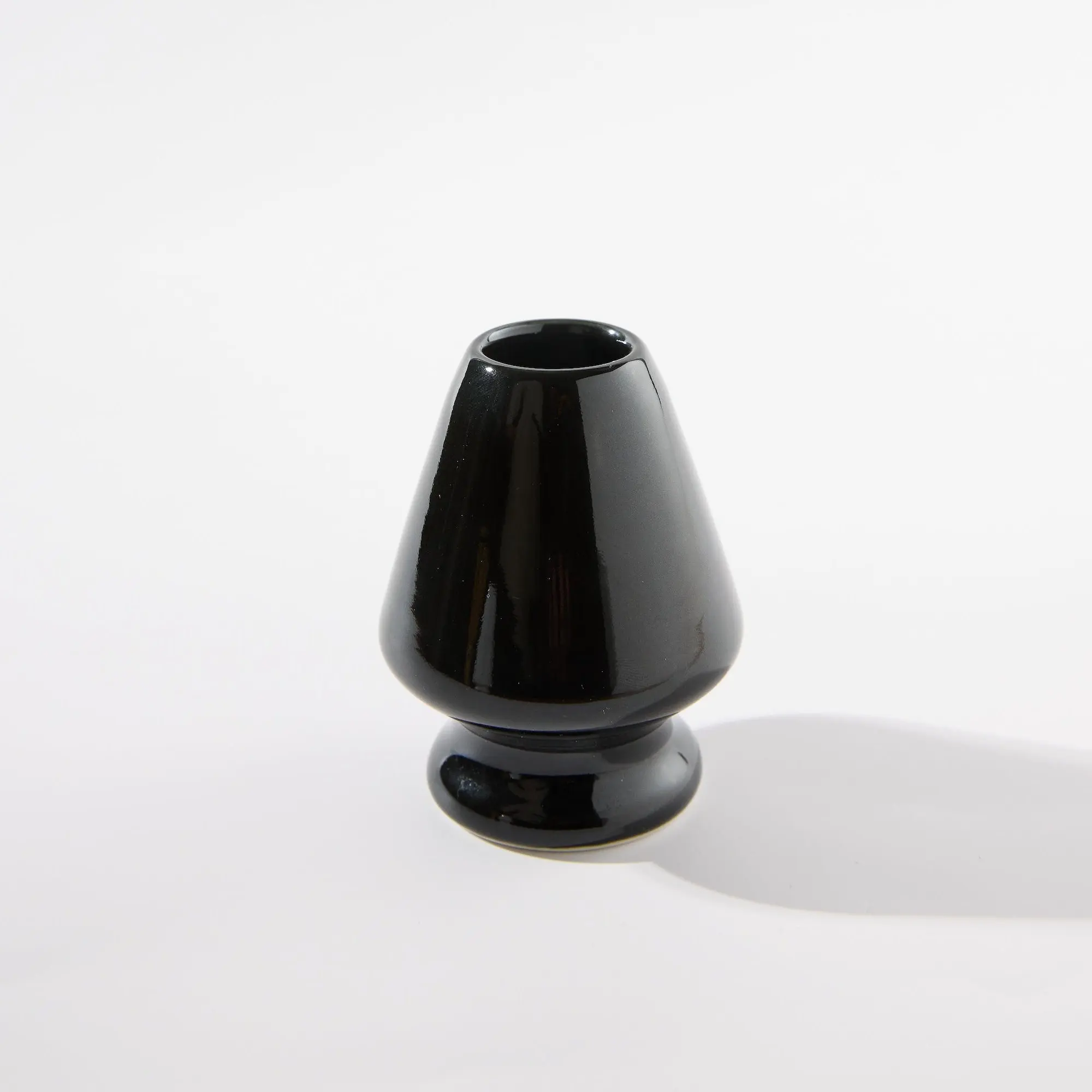 Suikaen Black Ceramic Chasen Whisk Stand