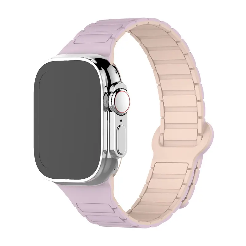 Light purple with silt