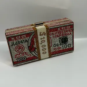 Display Diamond Crossbody or Clutch Purse