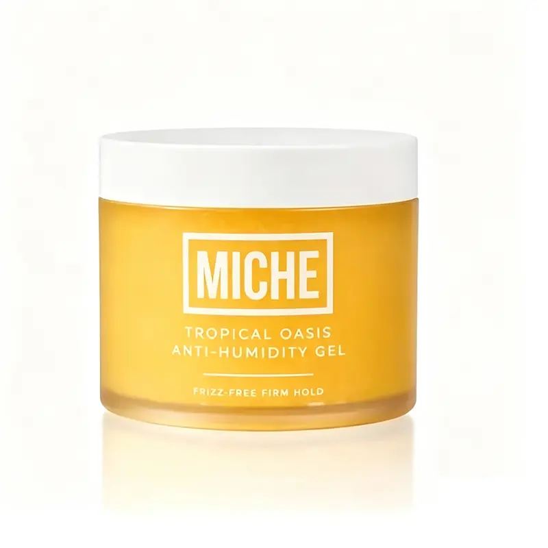 [MICHE] Anti-Humidity Frizz Fighting Strong Hold Hair Gel | For All Hair Types Curly, Coils and Wavy Hair - Alcohol Free - MICHE Beauty