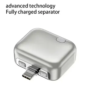 Automatic battery disconnection when fully charged, 140W fast charging, AI recognition for automatic power-off, overcharge protection for mobile phones, intelligent power-off battery protector, compatible with both Apple and Android.