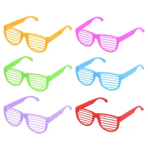 12count Colorful Shutter Shades Glasses Kids Birthday Party Favors Gifts for Guests Boy Girls Goodie Bag Pinata Filler Toys