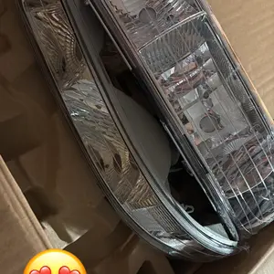 Bumper Headlight/Lamp Clear Side Chrome Fit For 99-02 Silverado/00-06 Suburban G-PLUS