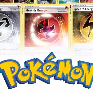 80 Pokemon Energy Cards (10 each Version)