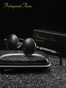 Protagonist Aura Minimalist Retro Style Fashionable Polarizer Sunglasses Reduce Glare During Daily Travel, Drive And Hike, Prevent Uv Rays, Enhance Color Contrast, Polarized Sunglasses, Sunglasses For Driving