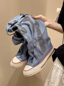 Women's High-Top Sneakers, Boot, PU Leather Upper & Rubber Sole, Casual Style Above-Ankle Design, Fall/winter Season Footwear